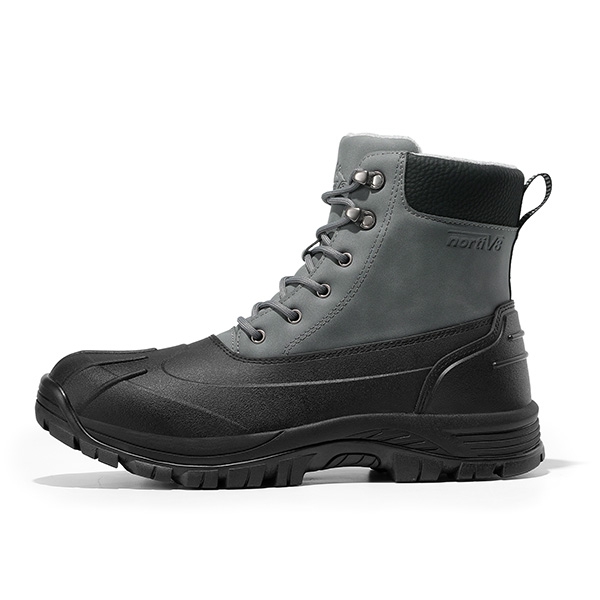 Men's Insulated Snow Winter Boots - GREY - 2